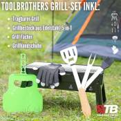 Toolbrothers - Outdoor portable grill au charbon de