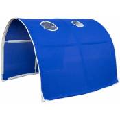 Tunnel pour lit enfant superposé tente accessoires bleu 90x70x100cm - bleu