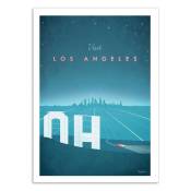 VISIT LOS ANGELES - Affiche d'art 50 x 70 cm