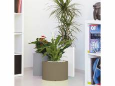 3 vases colorés pour plantes d'intérieur et extérieur design jardin maison tris petalo