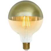 7hsevenon - Ampoule Globe led G120 Dome Gold E27 6W