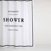 Allibert - Rideau de douche shower 180 x 200 cm - Decor