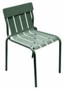 Chaise empilable Stripe / Par Matali Crasset - Fermob vert en métal