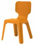Chaise enfant Alma - Magis orange en plastique