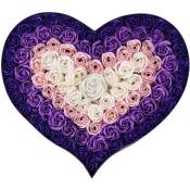 Decra Salle de Parfumé Invité en de Pétale de pour la Saint Valentin Décoration Fleurs 100 Pcs = 1 Set Violet