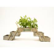 Design Ameublement - Mini jardin potager modèle pliant - Chêne