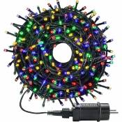 Guirlande Lumineuse Extérieure 30m 300 LEDs - Multicolore - Étanche - 8 Modes + Minuterie + Mémoire - Décoration de Jardin, Cour, Maison, Noël,