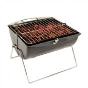 Homemaison - Barbecue en valisette Argent 35x41.5x25 cm - Argent