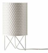 Lampe de table Pedrera ABC Ø 18 x H 35 cm - Gubi blanc en métal