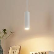Lindby - Luminaire sur rail électrique 'Cees' en métal pour salon & salle à manger - blanc