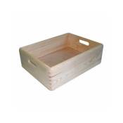 Machieraldo - Practical Wooden Basket Container 40X30 h 14