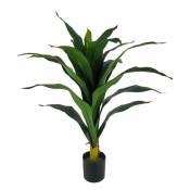 Meubletmoi - Yucca plante tropicale artificielle Hauteur +/- 80 cm - yuko