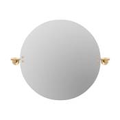 Miroir de salle de bain en métal massif laiton 60 cm - Buster+Punch