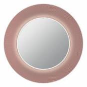 Miroir lumineux All saints LED / Ø 78 cm - Kartell rose en plastique