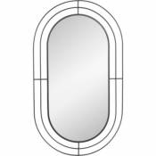Miroir ovale métal filaire 35 x 70 cm Dada Art