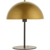 Nuoro Lampe de Table Doré Doux & Peinture Effet Bronze Foncé - Merano