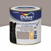 Peinture multi supports extérieure garantie 8 ans Dulux Valentine satin terre cendree 0 5L