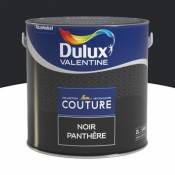Peinture murs et boiseries Couture de Dulux Valentine satin velours noir panthère 2L