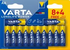 Pile alcaline Varta Long-life Power AA - LR6 - Pack de 12