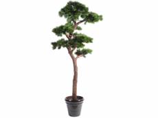 Plante artificielle haute gamme spécial extérieur / pin artificiel bonsai uv - dim : 220 x 120 cm -pegane-