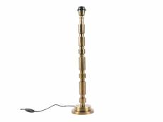 Qazqa led lampes de table torre - bronze - art deco - d 130mm