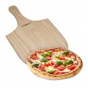 Relaxdays Pelle à pizza avec manche en bois Plateau