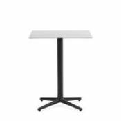 Table carrée Allez 4L OUTDOOR / 60 x 60 cm - Acier - Normann Copenhagen gris en métal