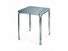 Table carrée en aluminium - 70 x 70 cm - 70 cm