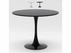 Table ronde de salle à manger et salon effet marbre 80 cm tulipan murmar 80 AHD Amazing Home Design