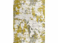 "tapis moderne jaune dimensions - 120x180" TPS_JAU_120