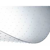Tapis protège-sol First Class Pour tapis Polycarbonate et formes 75 x 120 cm - Transparent