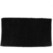 Tendance - tapis boules polyester coton 50X90 cm - noir