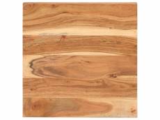 Vidaxl table de bistro carrée 50x50x75 cm bois d'acacia