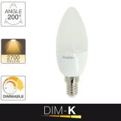 Xanlite - Ampoule led flamme, culot E14, 6W cons. (40W eq.), lumière blanc chaud - SV40FDS