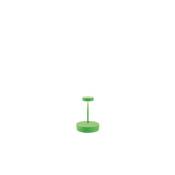 Zafferano - Lampe de table led rechargeable et dimmable Swap mini pro vert pomme