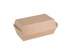 Boîtes avec couvercles à charnière compostable -