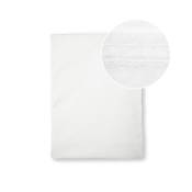 Drap plat percale de coton 90 fils/cm² blanc 180x290