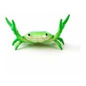 Ensoleille - Creative mignon crabe porte-stylo haltérophilie crabe porte-stylo support support de rangement cadeau papeterie(vert)