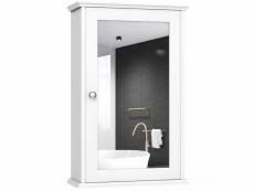 Giantex armoire de salle de bain avec miroir, armoire
