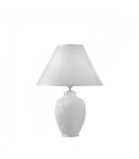 Lampe de table CHIARA blanc 1 ampoule Diamètre 30 Cm