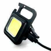 Mini lampe de poche Led Usb Rechargeable Led Light 4 Modes Keychain Light
