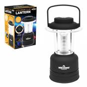 Mini Lanterne 12 LED Milestone Camping - Noire