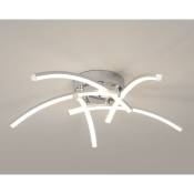 Plafonnier LED Design moderne Blanc neutre 4000K Forme de Vague Lampe de Plafond 29W Pour salon chambre à coucher salle à manger bureau