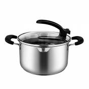 Pot de soupe 304 Pot en acier inoxydable à double fond peut être un pot vertical