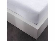 Protège matelas imperméable été/hiver 100% coton blanc taille 140 x 190 cm PD10979-140