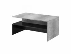 Table basse design collection ramos coloris gris effet