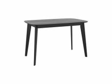 Table rectangulaire oman 6 personnes en bois noir 120