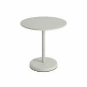 Table ronde Linear Café / Ø 70 cm - Acier - Muuto gris en métal