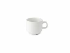 Tasse à thé empilable blanche whiteware olympia 200ml
