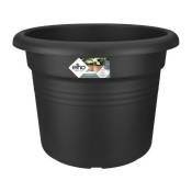 2055357 green basics cilinder pot de fleurs noir 40